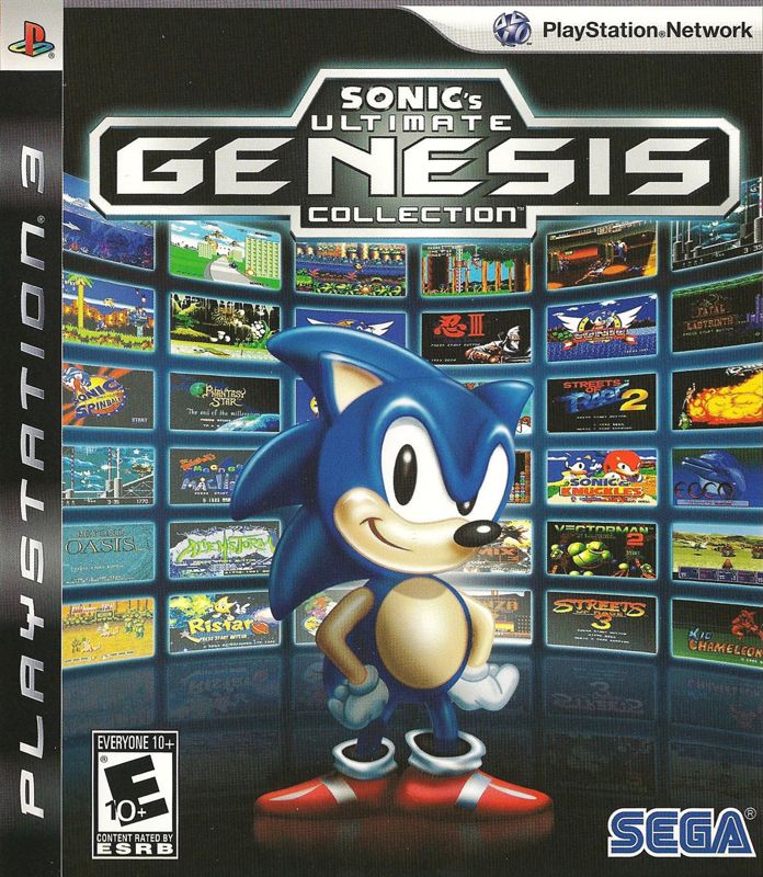 Sonic's Ultimate Genesis Collection box art for Playstation 3